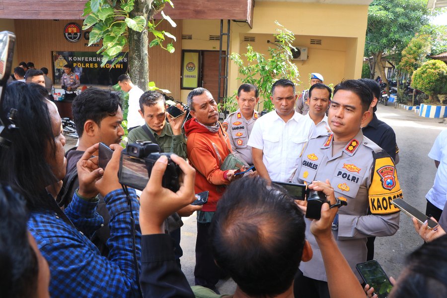 Polres Ngawi Amankan Seorang Tersangka Curas Kabel Sibel Yang Beraksi 