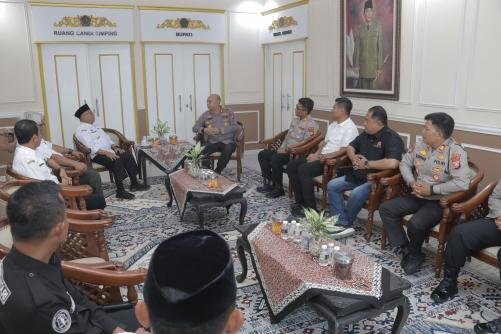 Kapolres Blitar Perkuat Sinergi Dan Kolaborasi Bersama Jajaran Forkopi