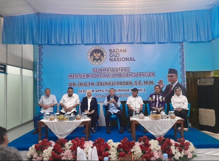 Kunjungan Kerja Menteri Koordinator Bidang Pangan Bapak Dr ( H.c ) Zul