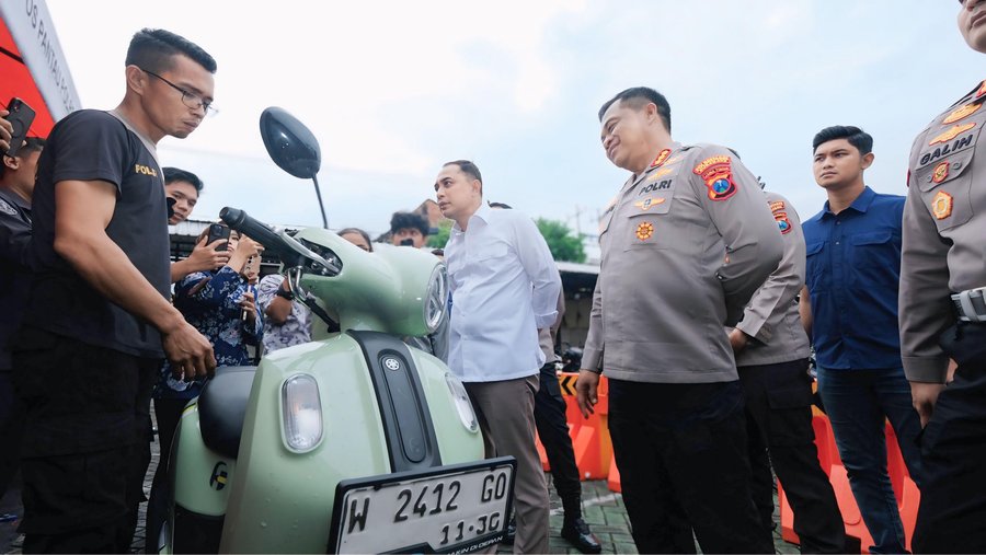 Sesi 1 Bazar Ranmor Polrestabes Surabaya, 52 Motor Hasil Ungkap Curanm