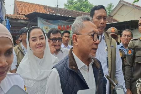 Turun ke Pasar Kendal Zulhas Klaim Harga Pangan Paling Rendah di Jawa 