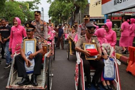 Haru Wisuda Purna Bakti Polres Tulungagung 26 Personel Dilepas dengan 