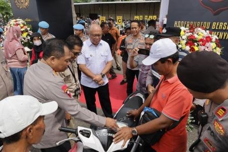 Polrestabes Surabaya Siap Kembalikan 1050 Unit Hasil Ungkap Curanmor k