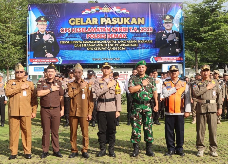 Jelang Lebaran Polres Demak Mulai Operasi Keselamatan Candi 2026
