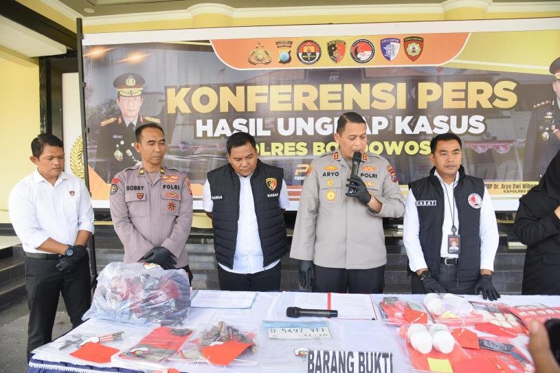 Polres Bondowoso Berhasil Ringkus Pelaku Curahmor Antar Daerah