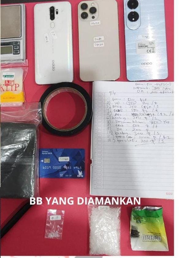 Polres Pasuruan Ringkus Suami Istri Pengedar Narkoba Di Gempol