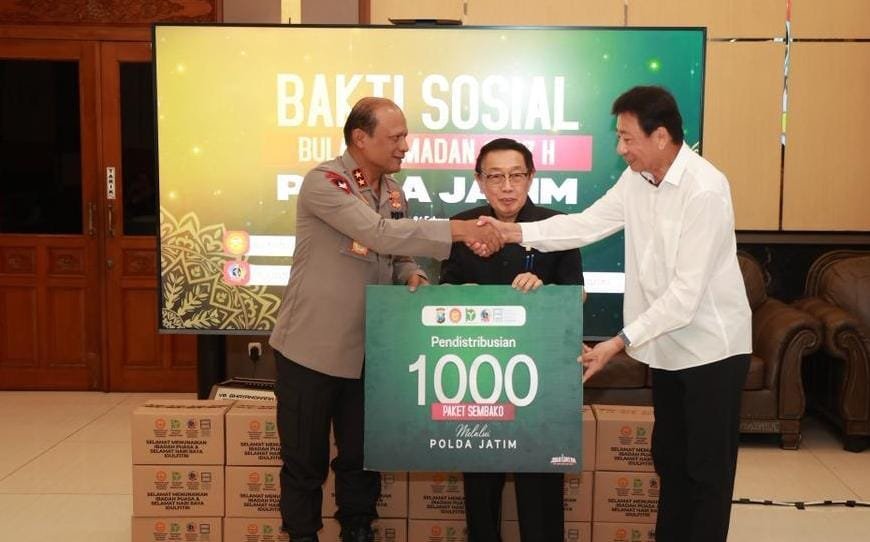 Polda Jatim Akan Salurkan 1.000 Paket Sembako Dari Yayasan Bakti Persa