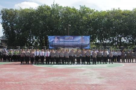 Ciptakan Keamanan dan Keselamatan Di Jalan Raya Polres Sumenep Gelar A