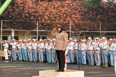 Polres Pasuruan Gelar Police Goes To School Tanamkan Disiplin dan Kesa