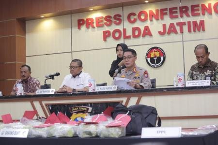 Polda Jatim Ungkap Dua Kasus TPPU Aset Hasil Narkotika Rp 27 Miliar Di