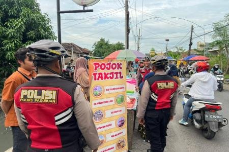 Sat Samapta Polres Pasuruan Patroli Asmara Senja di GempengBangil Peda