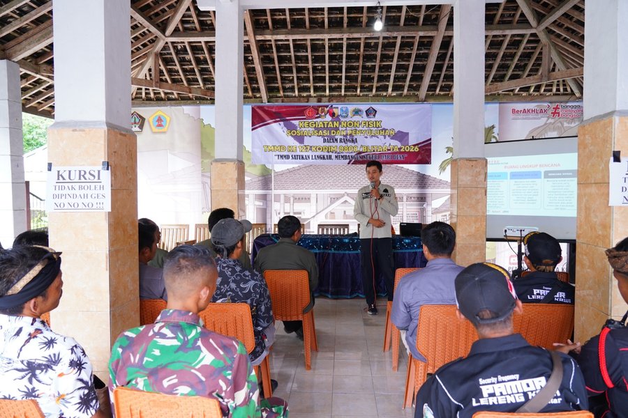 Penyuluhan Bencana Alam Warnai Kegiatan Non fisik Tmmd Ke 127 Kodim 08