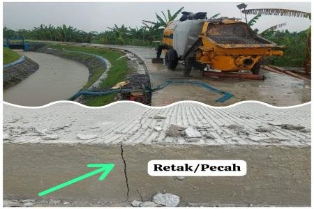 PT JET Diduga Membangun Jalan Asal Jadi dan Sengaja Papan Nama Informa