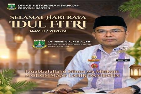 Kepala Dinas Ketahanan Pangan Banten Nasir Sampaikan Ucapan Selamat Id