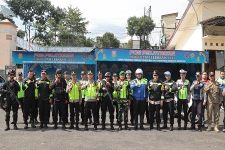 Kapolres Wonosobo Tinjau Pos Pengamanan dan Jalur Mudik dalam Operasi 