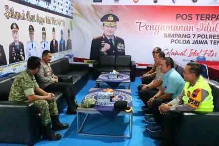 Kapolda Jateng Kunjungi Pos Terpadu Polres Kudus Tegaskan Kesiapan Pen