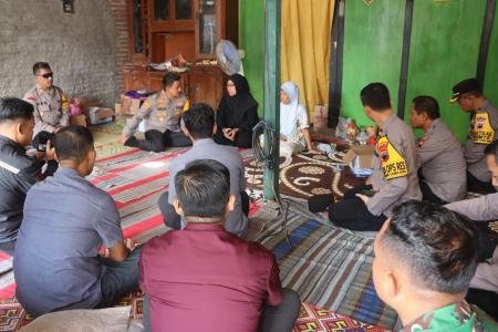 Kapolres Demak Sampaikan Bela Sungkawa Terhadap Keluarga Korban Petasa