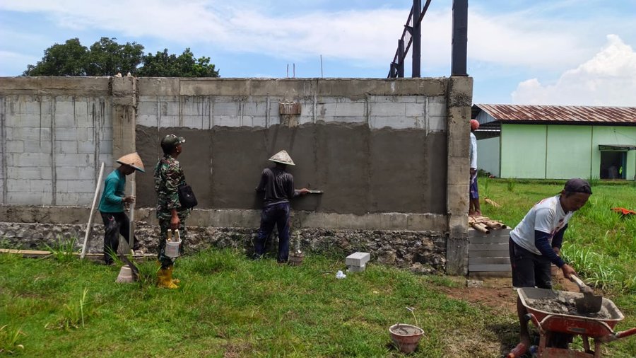 Serma Lasmoko Arahkan Objek Kerja Pembangunan Kdkmp Di Desa Sempor Lor