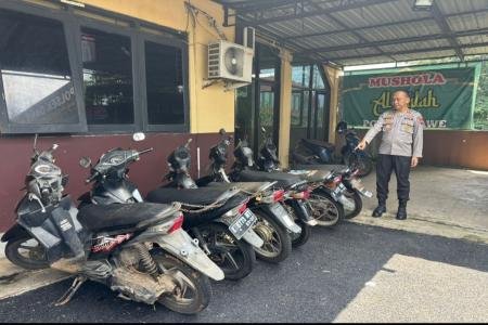 Polisi Tangkap Pelaku Curanmor di Kudus Lima Motor Diamankan